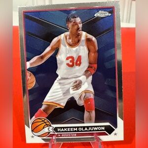 2024 Hakeem Olajuwon topps chrome. Mint condition…